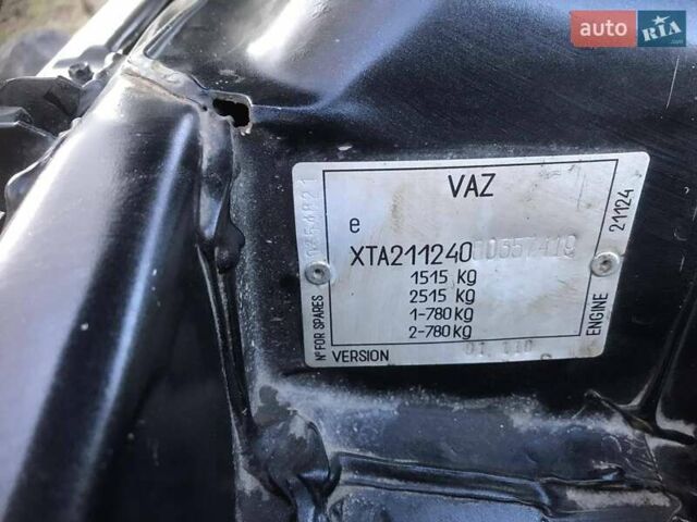 Черный ВАЗ 2112, объемом двигателя 1.6 л и пробегом 186 тыс. км за 2000 $, фото 5 на Automoto.ua