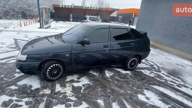 Черный ВАЗ 2112, объемом двигателя 1.6 л и пробегом 87 тыс. км за 2100 $, фото 1 на Automoto.ua