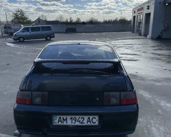 Черный ВАЗ 2112, объемом двигателя 1.6 л и пробегом 245 тыс. км за 1500 $, фото 1 на Automoto.ua