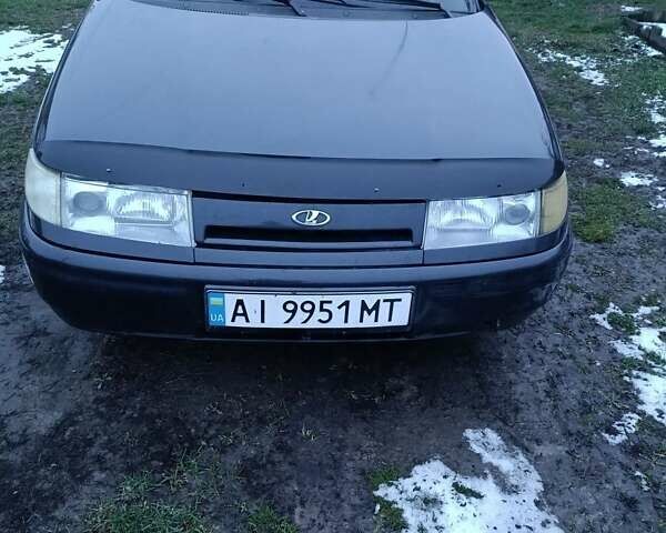 Черный ВАЗ 2112, объемом двигателя 1.6 л и пробегом 150 тыс. км за 1200 $, фото 3 на Automoto.ua