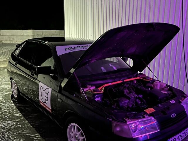 Черный ВАЗ 2112, объемом двигателя 1.6 л и пробегом 215 тыс. км за 1500 $, фото 5 на Automoto.ua