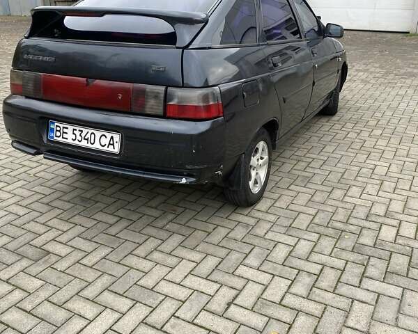 Черный ВАЗ 2112, объемом двигателя 1.6 л и пробегом 230 тыс. км за 1800 $, фото 3 на Automoto.ua