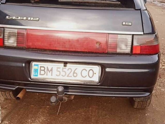 ВАЗ 2112 2007 в Конотопе на Automoto.ua Черный ВАЗ 2112, объемом двигателя 1.6 л и пробегом 198 тыс. км за 1800 $, фото 1 на Automoto.ua