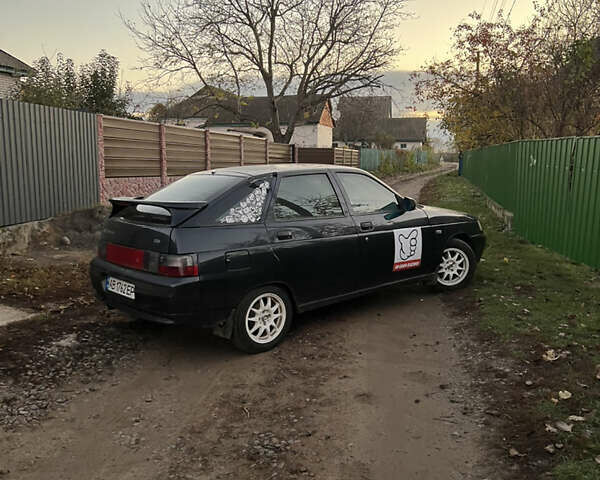 Черный ВАЗ 2112, объемом двигателя 1.6 л и пробегом 215 тыс. км за 1500 $, фото 1 на Automoto.ua