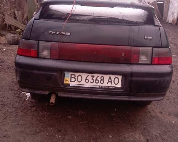 Черный ВАЗ 2112, объемом двигателя 1.6 л и пробегом 120 тыс. км за 550 $, фото 2 на Automoto.ua