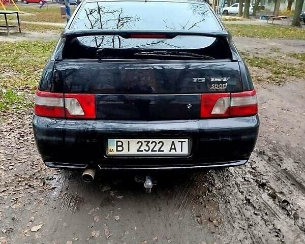 Черный ВАЗ 2112, объемом двигателя 1.6 л и пробегом 170 тыс. км за 2000 $, фото 2 на Automoto.ua