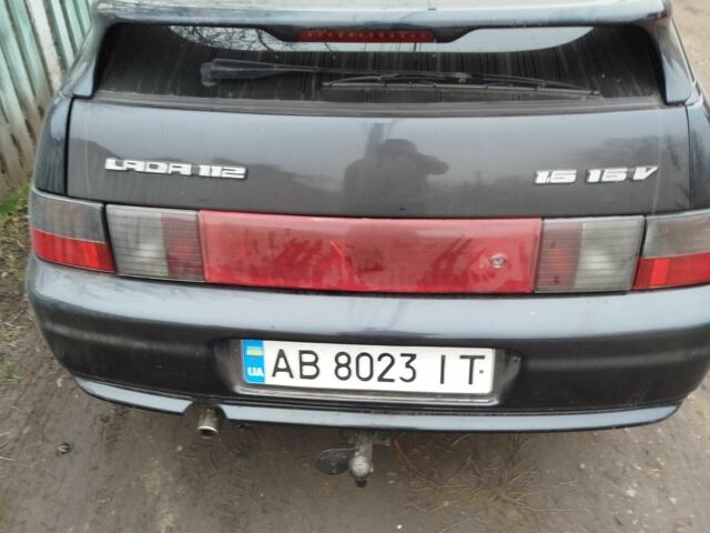 Черный ВАЗ 2112, объемом двигателя 1.6 л и пробегом 200 тыс. км за 2400 $, фото 4 на Automoto.ua