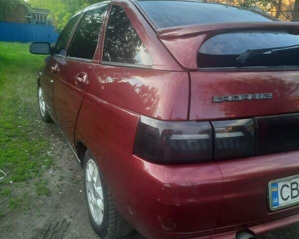 Красный ВАЗ 2112, объемом двигателя 1.6 л и пробегом 160 тыс. км за 2500 $, фото 2 на Automoto.ua
