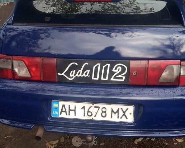 Синий ВАЗ 2112, объемом двигателя 1.6 л и пробегом 380 тыс. км за 2000 $, фото 1 на Automoto.ua