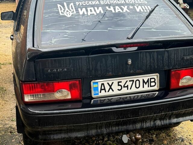 Черный ВАЗ 2113 Самара, объемом двигателя 1.5 л и пробегом 300 тыс. км за 1200 $, фото 1 на Automoto.ua