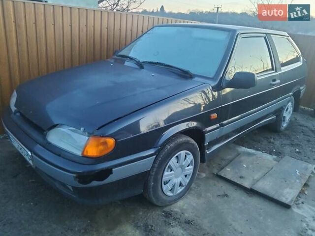 Черный ВАЗ 2113 Самара, объемом двигателя 1.6 л и пробегом 300 тыс. км за 1050 $, фото 1 на Automoto.ua