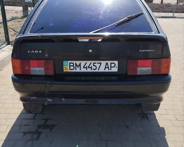 Черный ВАЗ 2113 Самара, объемом двигателя 1.6 л и пробегом 85 тыс. км за 1500 $, фото 1 на Automoto.ua