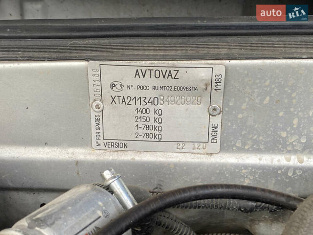 Серый ВАЗ 2113 Самара, объемом двигателя 1.6 л и пробегом 225 тыс. км за 1600 $, фото 16 на Automoto.ua