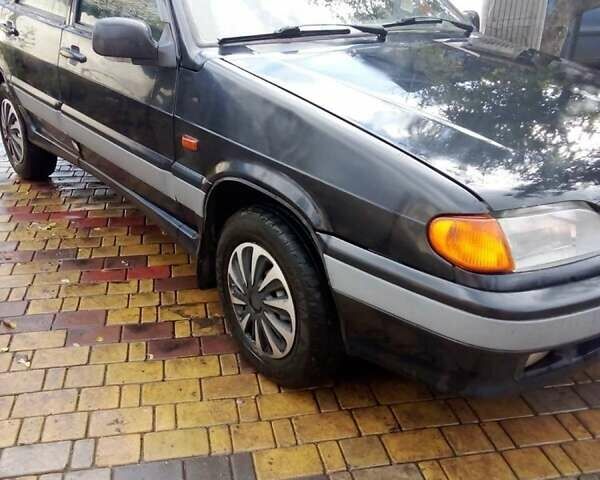 Черный ВАЗ 2114 Самара, объемом двигателя 1.5 л и пробегом 170 тыс. км за 1800 $, фото 2 на Automoto.ua