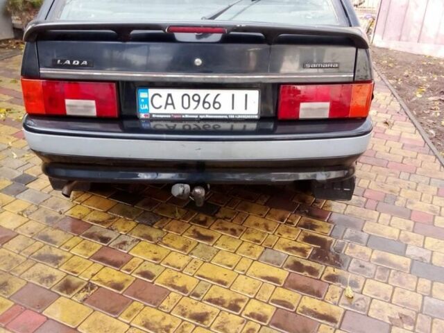 Черный ВАЗ 2114 Самара, объемом двигателя 1.5 л и пробегом 170 тыс. км за 1800 $, фото 4 на Automoto.ua
