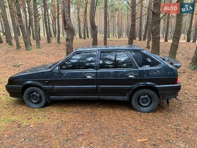Черный ВАЗ 2114 Самара, объемом двигателя 1.6 л и пробегом 185 тыс. км за 2150 $, фото 1 на Automoto.ua