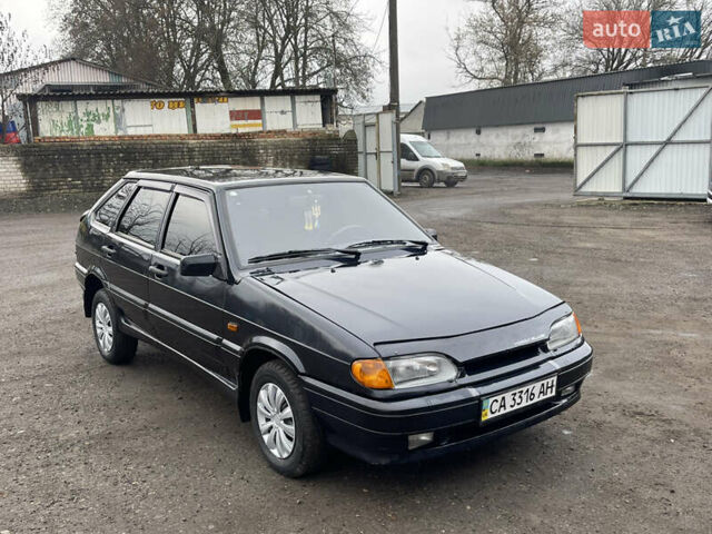 Черный ВАЗ 2114 Самара, объемом двигателя 1.5 л и пробегом 130 тыс. км за 2250 $, фото 1 на Automoto.ua