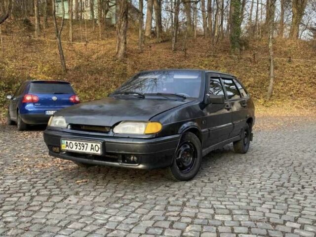 Черный ВАЗ 2114 Самара, объемом двигателя 1.5 л и пробегом 260 тыс. км за 550 $, фото 1 на Automoto.ua