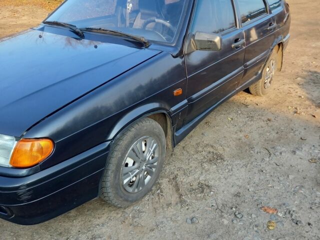 Черный ВАЗ 2114 Самара, объемом двигателя 1.6 л и пробегом 270 тыс. км за 1500 $, фото 1 на Automoto.ua