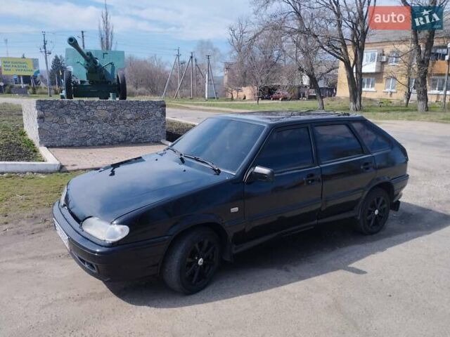 Черный ВАЗ 2114 Самара, объемом двигателя 1.5 л и пробегом 321 тыс. км за 2100 $, фото 1 на Automoto.ua