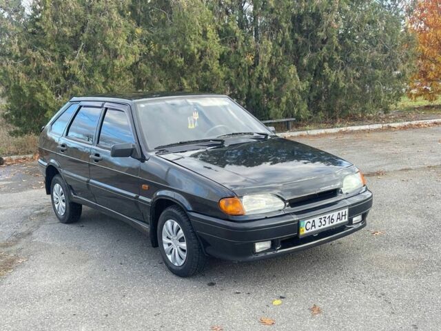 Черный ВАЗ 2114 Самара, объемом двигателя 1.5 л и пробегом 132 тыс. км за 2250 $, фото 1 на Automoto.ua