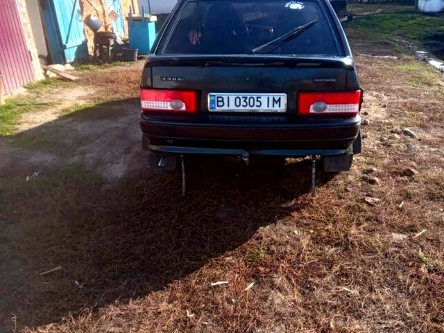Чорний ВАЗ 2114 Самара, об'ємом двигуна 1.6 л та пробігом 200 тис. км за 1200 $, фото 1 на Automoto.ua