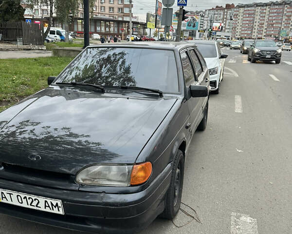 Черный ВАЗ 2114 Самара, объемом двигателя 1.6 л и пробегом 152 тыс. км за 1350 $, фото 1 на Automoto.ua