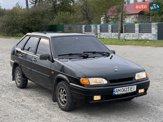 Чорний ВАЗ 2114 Самара, об'ємом двигуна 1.6 л та пробігом 190 тис. км за 1850 $, фото 2 на Automoto.ua