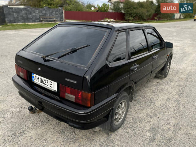 Чорний ВАЗ 2114 Самара, об'ємом двигуна 1.6 л та пробігом 190 тис. км за 1850 $, фото 15 на Automoto.ua