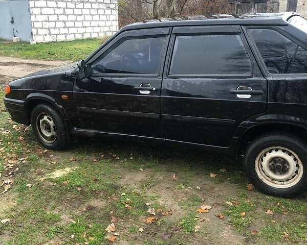 Черный ВАЗ 2114 Самара, объемом двигателя 1.6 л и пробегом 220 тыс. км за 1750 $, фото 2 на Automoto.ua