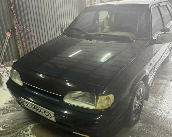 Черный ВАЗ 2114 Самара, объемом двигателя 1.6 л и пробегом 220 тыс. км за 1900 $, фото 2 на Automoto.ua