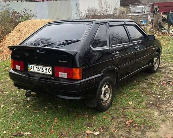Черный ВАЗ 2114 Самара, объемом двигателя 1.6 л и пробегом 220 тыс. км за 1750 $, фото 3 на Automoto.ua