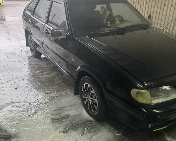 Черный ВАЗ 2114 Самара, объемом двигателя 1.6 л и пробегом 220 тыс. км за 1900 $, фото 1 на Automoto.ua