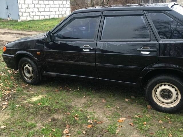 Черный ВАЗ 2114 Самара, объемом двигателя 1.6 л и пробегом 220 тыс. км за 1750 $, фото 3 на Automoto.ua