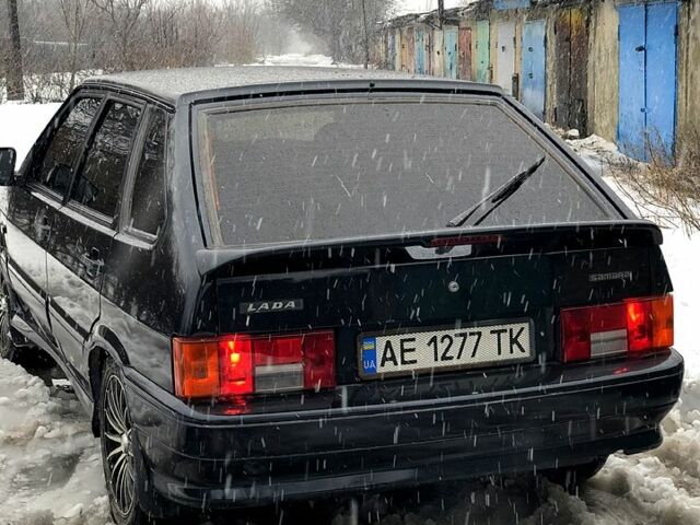 Черный ВАЗ 2114 Самара, объемом двигателя 1.6 л и пробегом 130 тыс. км за 3000 $, фото 6 на Automoto.ua