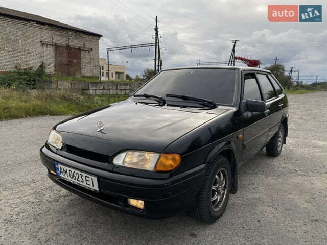 Чорний ВАЗ 2114 Самара, об'ємом двигуна 1.6 л та пробігом 190 тис. км за 1850 $, фото 7 на Automoto.ua