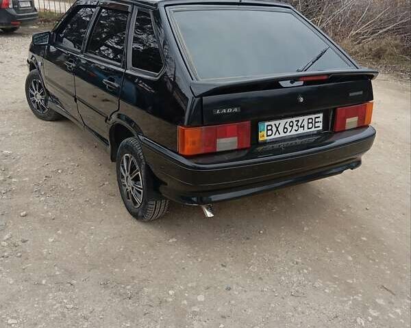 Черный ВАЗ 2114 Самара, объемом двигателя 1.6 л и пробегом 115 тыс. км за 2600 $, фото 6 на Automoto.ua