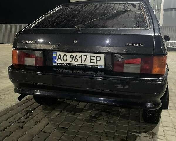 Чорний ВАЗ 2114 Самара, об'ємом двигуна 1.6 л та пробігом 200 тис. км за 1200 $, фото 2 на Automoto.ua