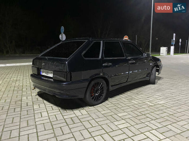 Черный ВАЗ 2114 Самара, объемом двигателя 1.6 л и пробегом 210 тыс. км за 1800 $, фото 1 на Automoto.ua