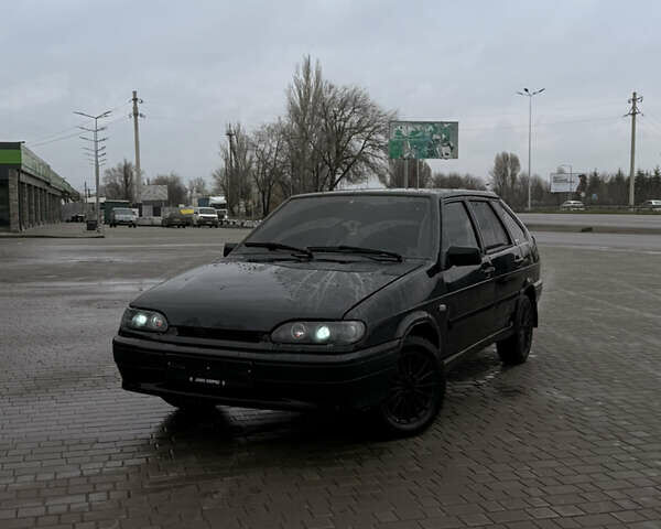 Черный ВАЗ 2114 Самара, объемом двигателя 1.6 л и пробегом 173 тыс. км за 3500 $, фото 1 на Automoto.ua