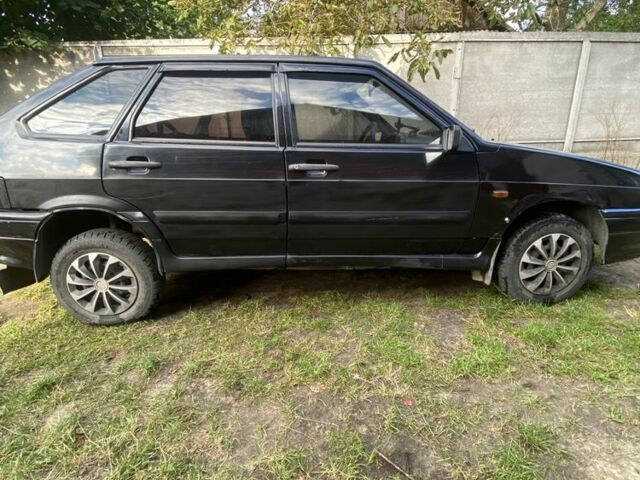 Черный ВАЗ 2114 Самара, объемом двигателя 1.6 л и пробегом 174 тыс. км за 1450 $, фото 1 на Automoto.ua