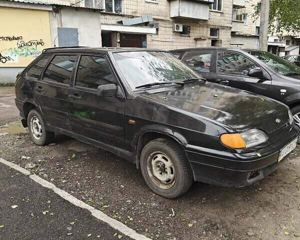 Чорний ВАЗ 2114 Самара, об'ємом двигуна 1.6 л та пробігом 320 тис. км за 1300 $, фото 5 на Automoto.ua