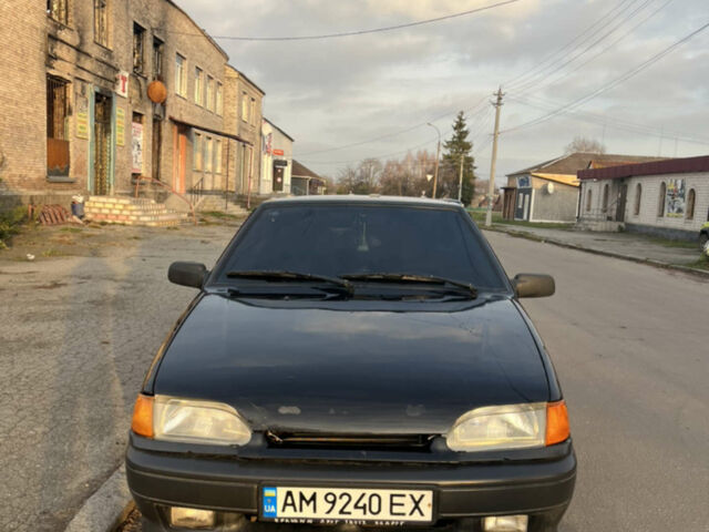 Чорний ВАЗ 2114 Самара, об'ємом двигуна 1.6 л та пробігом 111 тис. км за 2100 $, фото 4 на Automoto.ua