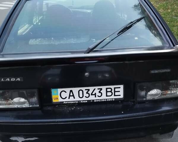 Черный ВАЗ 2114 Самара, объемом двигателя 1.6 л и пробегом 105 тыс. км за 2650 $, фото 1 на Automoto.ua