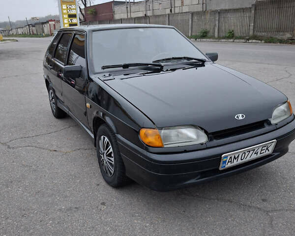 Черный ВАЗ 2114 Самара, объемом двигателя 1.6 л и пробегом 198 тыс. км за 2300 $, фото 2 на Automoto.ua