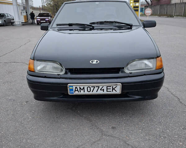 Черный ВАЗ 2114 Самара, объемом двигателя 1.6 л и пробегом 150 тыс. км за 2300 $, фото 1 на Automoto.ua