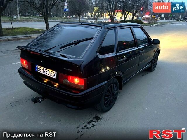 Черный ВАЗ 2114 Самара, объемом двигателя 1.6 л и пробегом 120 тыс. км за 3200 $, фото 2 на Automoto.ua