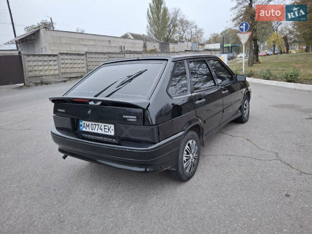 Черный ВАЗ 2114 Самара, объемом двигателя 1.6 л и пробегом 150 тыс. км за 2300 $, фото 3 на Automoto.ua