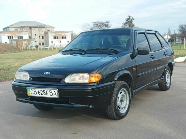 Черный ВАЗ 2114 Самара, объемом двигателя 1.6 л и пробегом 115 тыс. км за 2650 $, фото 1 на Automoto.ua