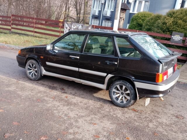 Черный ВАЗ 2114 Самара, объемом двигателя 1.6 л и пробегом 89 тыс. км за 1100 $, фото 2 на Automoto.ua